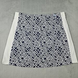 J. McLaughlin Skort Women Medium Catalina Cloth Mini Skirt Tennis Golf Dark Blue